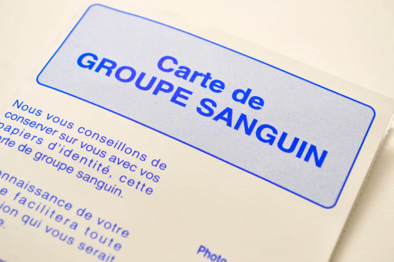 Carte de groupe sanguin : comment l’obtenir et à quel prix ?