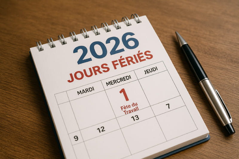 Jours fériés 2026 : le calendrier complet à découvrir