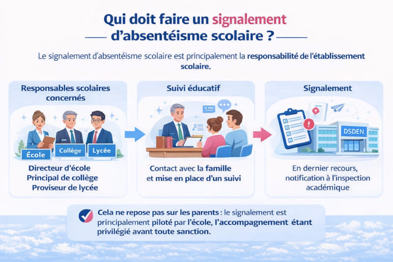 Absentéisme scolaire : comment faire un signalement ?