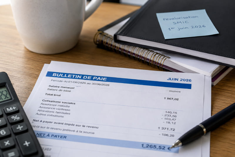 SMIC 2026 : le salaire minimum augmente de 2,41 % depuis le 1er juin