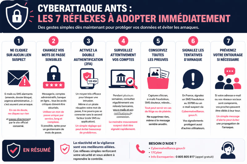 Cyberattaque ANTS : que faire en cas de fuite de données ?