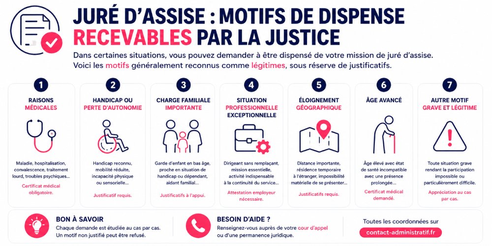 Juré d’assise : peut-on refuser ou demander une dispense ?