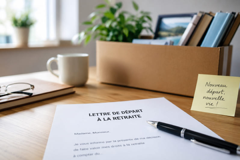 Lettre départ retraite pour employeur : modèle à copier