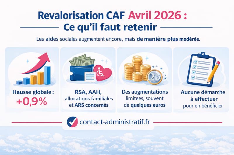 CAF 2026 : RSA, AAH, allocations… tous les nouveaux montants au 1er avril